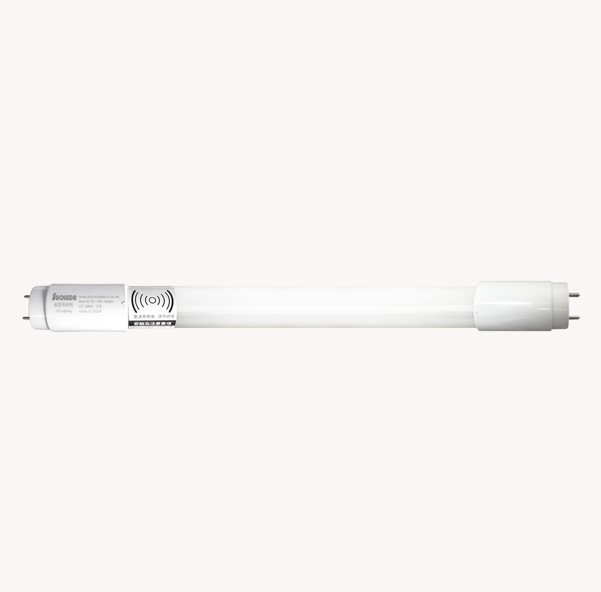 LED T8 感應燈管 1尺/2尺/4尺 白光 全電壓 2種規格 有待機/無待機