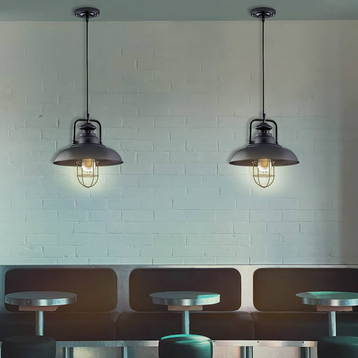 工業風復刻 餐廳單吊燈 需搭配燈絲型E27燈泡
