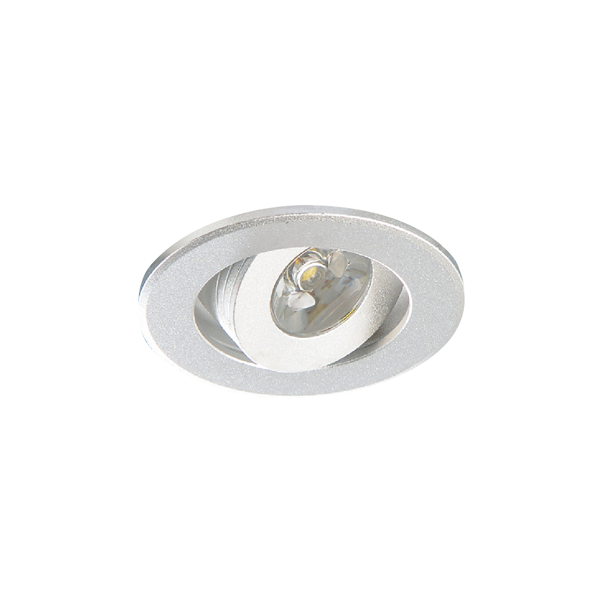 【KAO'S】LED 櫥櫃小崁燈 4.5cm 霧銀色 全電壓